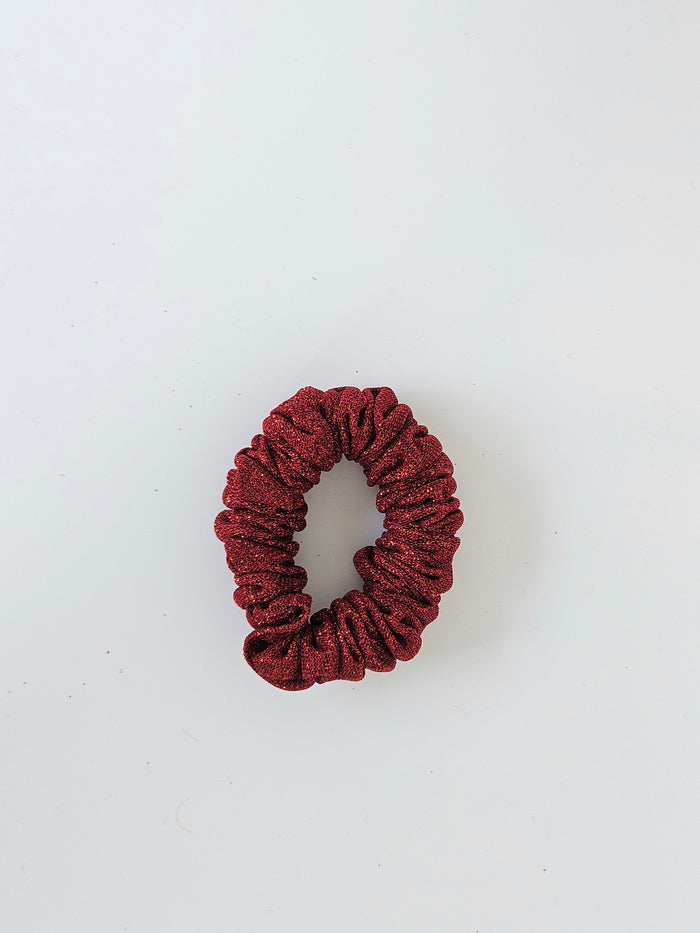 Glitter Scrunchie Green