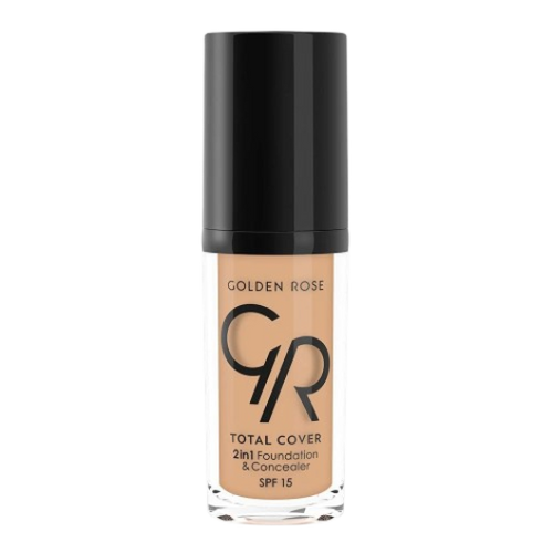 Golden Rose Total Cover 2in1 Foundation & Concealer Spf15 04 Beige 30Ml
