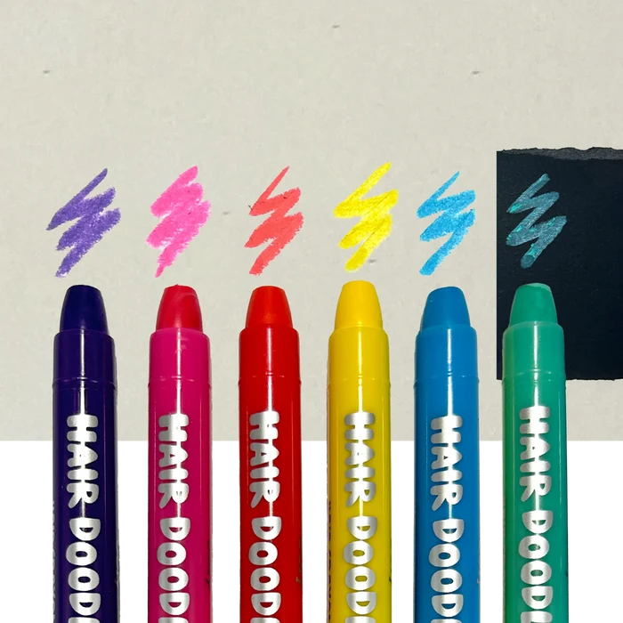 Hair Doodlers Hair Crayons | Set of 6