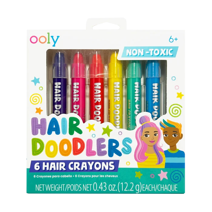 Hair Doodlers Hair Crayons | Set of 6