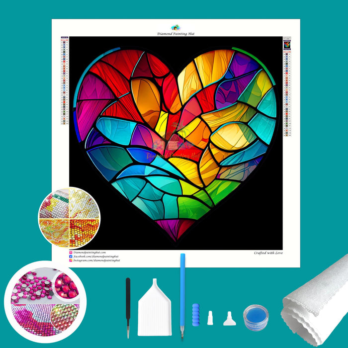 Heart Crystal Diamond Painting