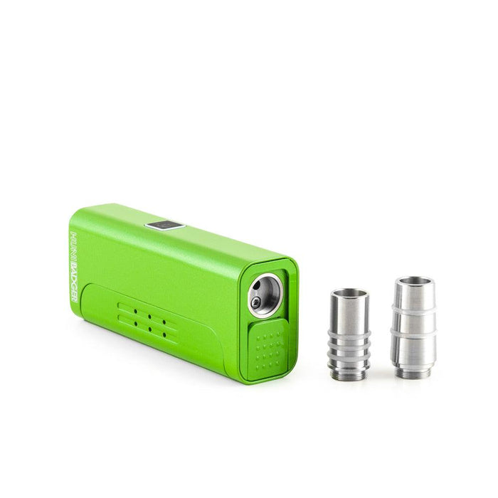 Huni Badger Vaporizer Kit, vertical design and rechargeable features make it the perfect portable concentrate rig for efficient sessions.