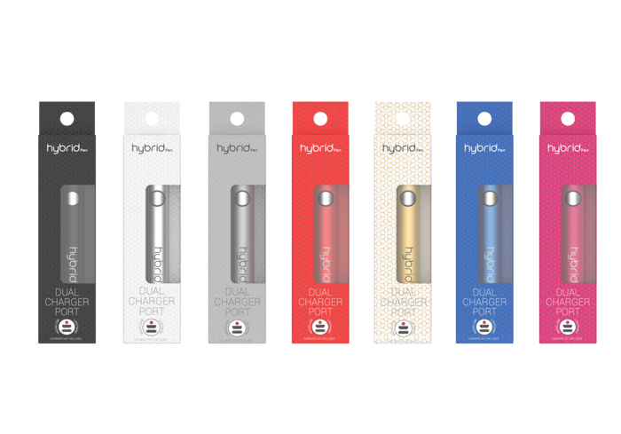 Hybrid Pen 510 Battery with Variable Voltage Range and Dual Charging Options, Compatible with All 510-Thread Cartridges