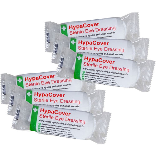 HypaCover Sterile Eye Pad Dressing with Bandage (Pack of 6)