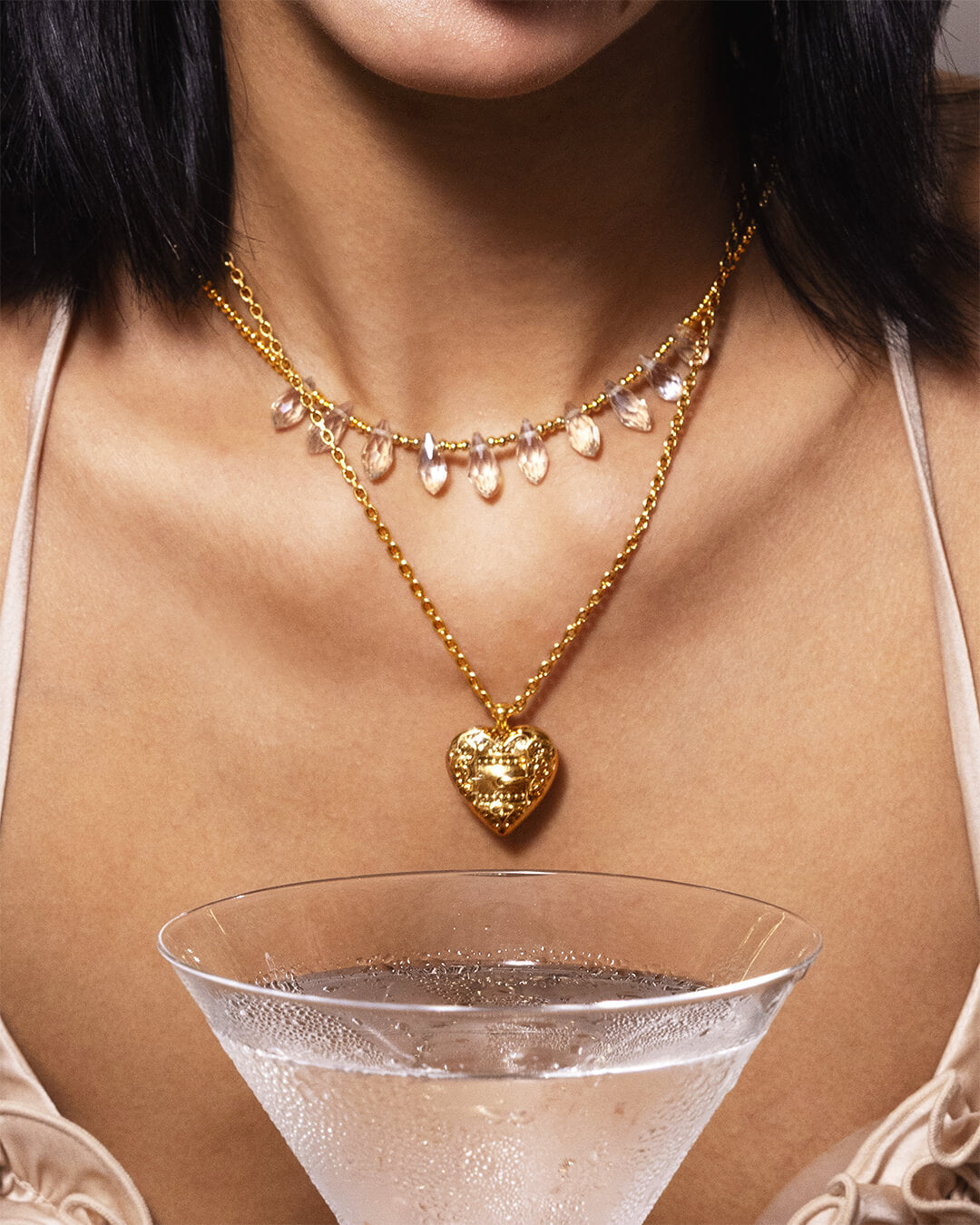 Belted Heart Necklace