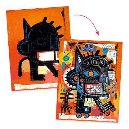 Inspired by Jean-Michel Basquiat