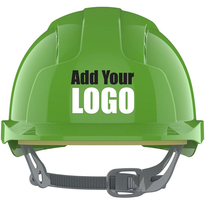 JSP EVOLite Custom Printed Safety Helmet - Vented Slip Ratchet Mid Peak