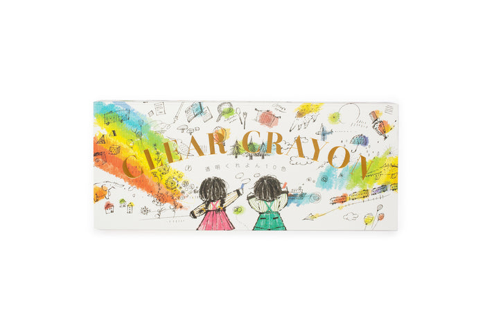 Kokuyo Transparent Crayon - 10 Colors