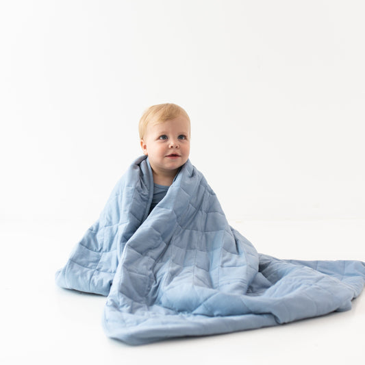 Toddler Blanket in Slate 2.5