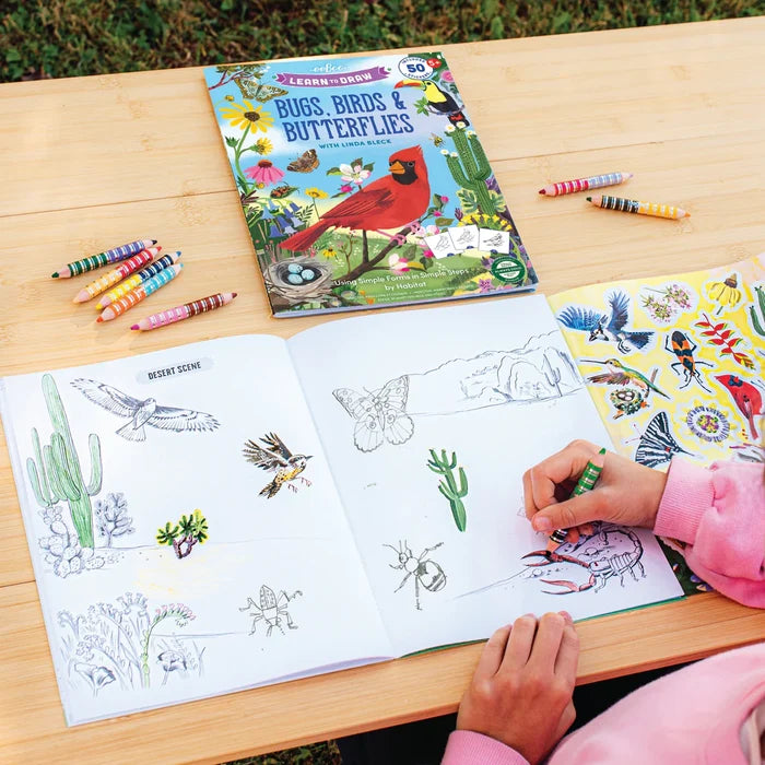 Learn To Draw - Bugs, Birds, & Butterflies