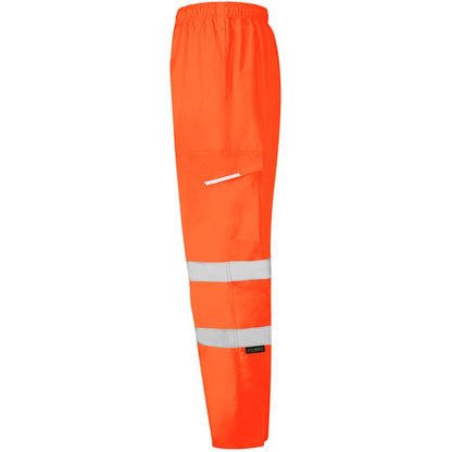 Leo Workwear Appledore Orange LTEC 3K Waterproof Hi Vis Trouser