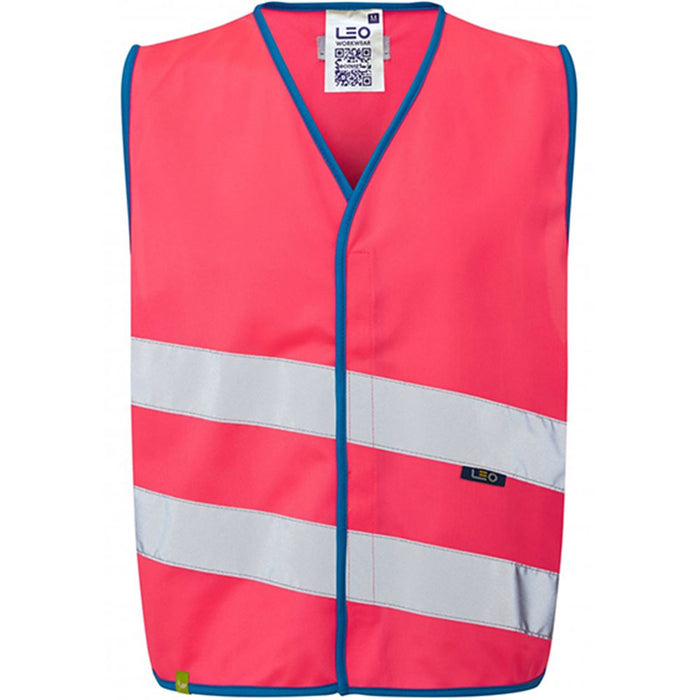 Leo Workwear Neonstars EcoViz Children's Hi Vis Vest