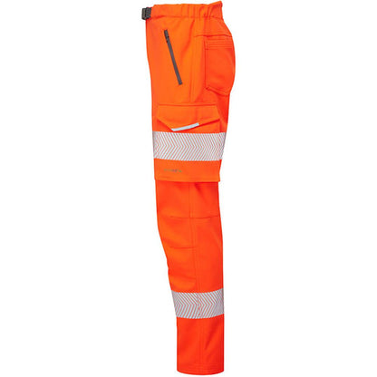 Leo Workwear Starcross Orange EcoViz Stretch Women's Hi Vis Work Trouser
