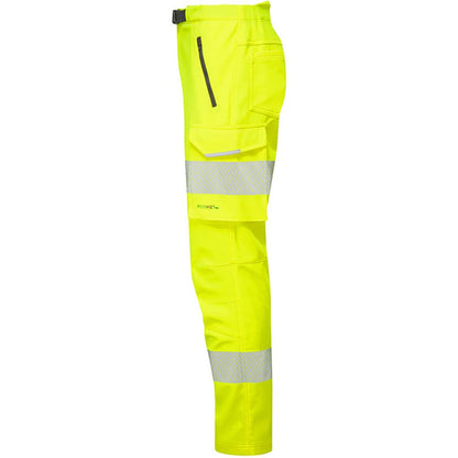 Leo Workwear Starcross Yellow EcoViz Stretch Women's Hi Vis Work Trouser