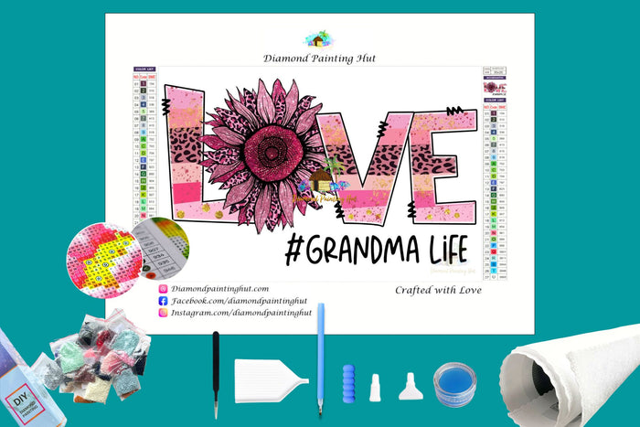 Love Grandma Life Diamond Painting