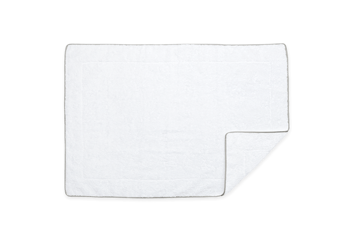 White/Silver / Tub Mat: 24" W x 36" L