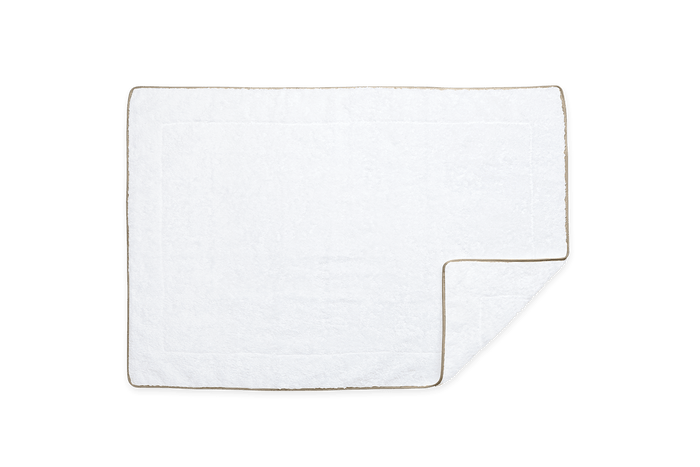 White/Linen / Tub Mat: 24" W x 36" L