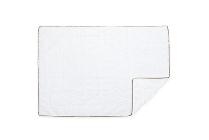 White/Linen / Tub Mat: 24" W x 36" L