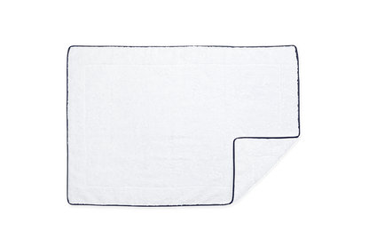 White/Navy / Tub Mat: 24" W x 36" L