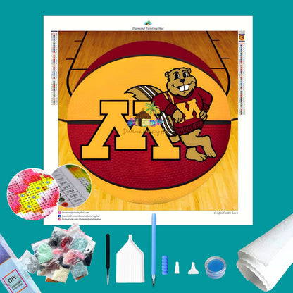 Minnesota Basketball Diamond Painting