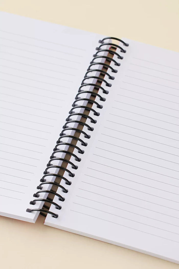 Monchhichi Red Spiral Notebook by Pipsticks