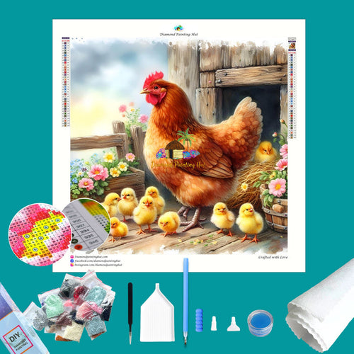 Mother Hen Diamond Painting