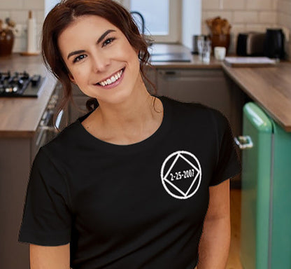 NA Chest Area Clean Date Custom Tee