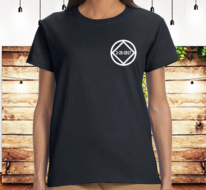 NA Chest Area Clean Date Custom Tee