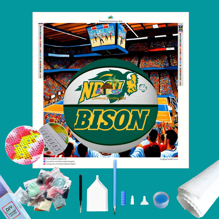 NDSU Basketball Diamond Painting