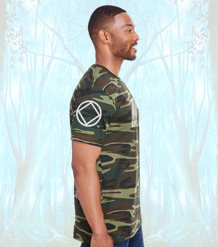 No Matter What Camo Style Tee - CLEARANCE