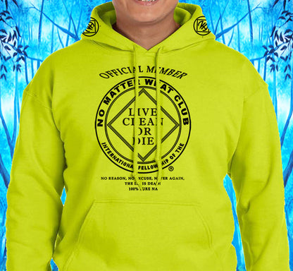 No Matter What Yellow Pullover Hoodie