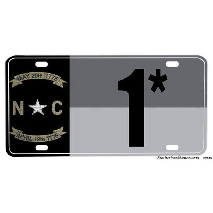 North Carolina One Ass To Risk 1* License Plate