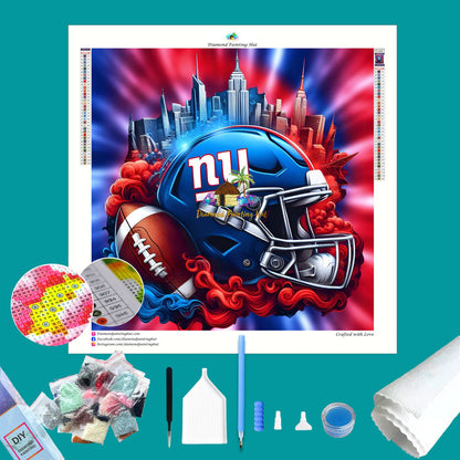 New York Giants  NFL Helmet Diamond Painting