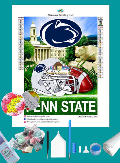 Penn State NCAA Home Diamond Painting