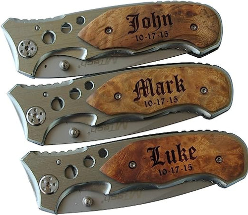 Personalized Laser Engraved Pocket Knife