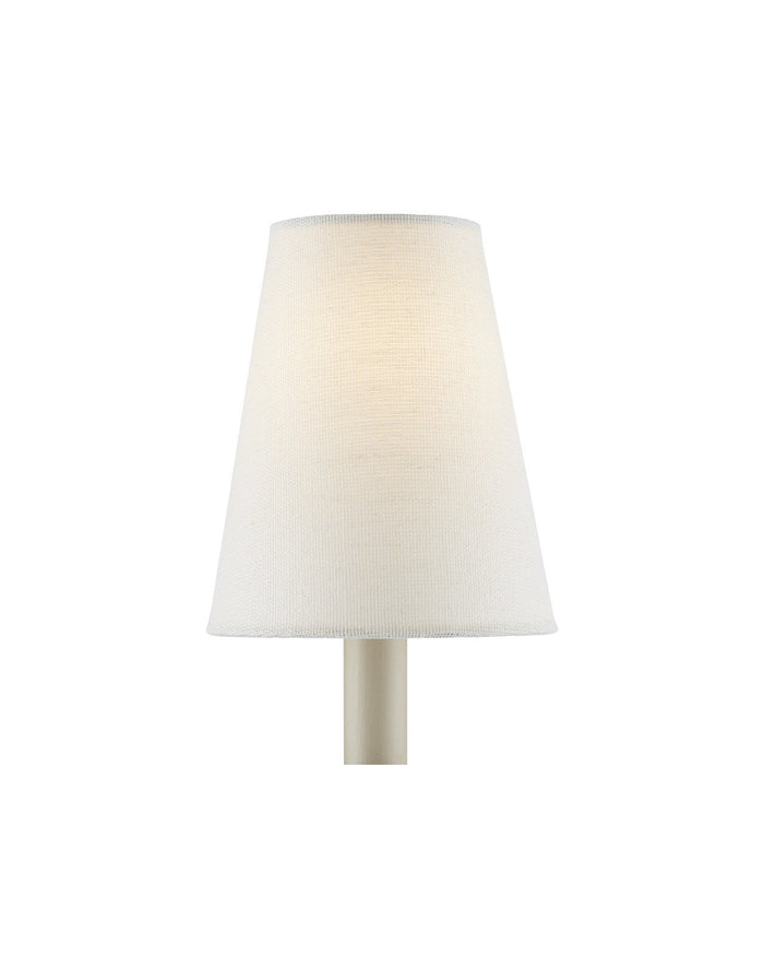 Petite Lamp Shade - Off White Fine Grasscloth