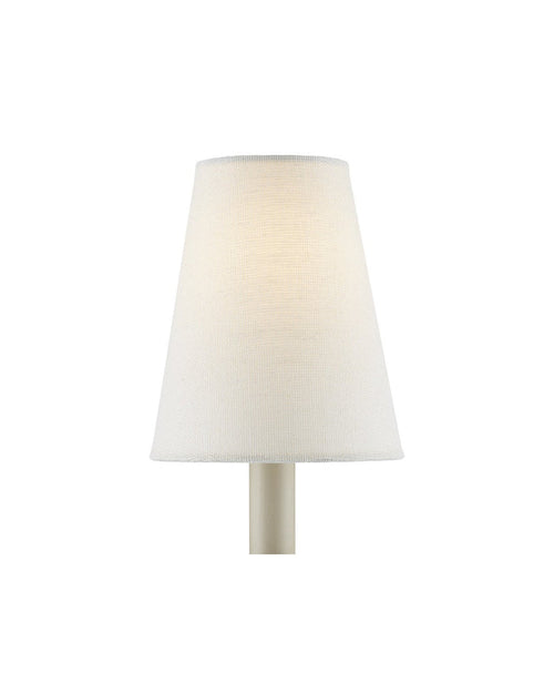 Petite Lamp Shade - Off White Fine Grasscloth