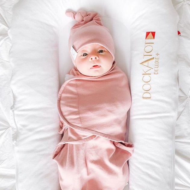 Pink Stars Adjustable Blanket swaddles
