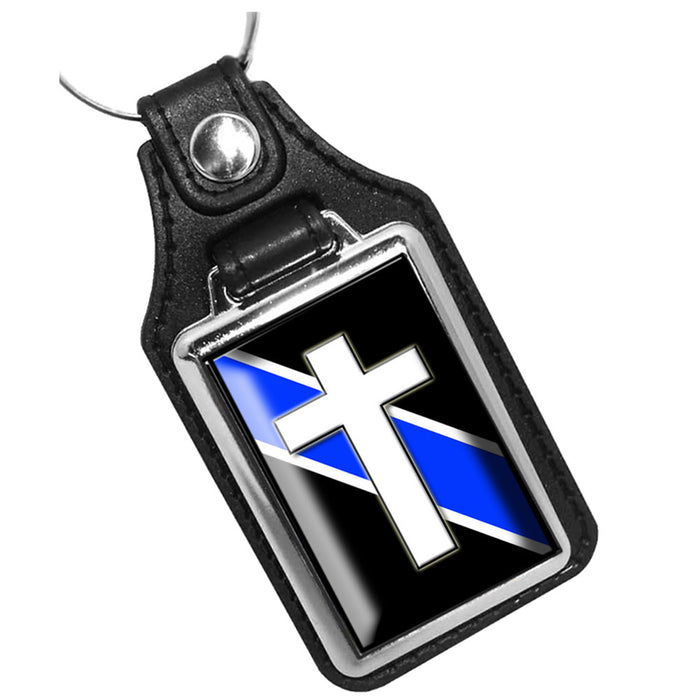Police Chaplain Cross Key RIng