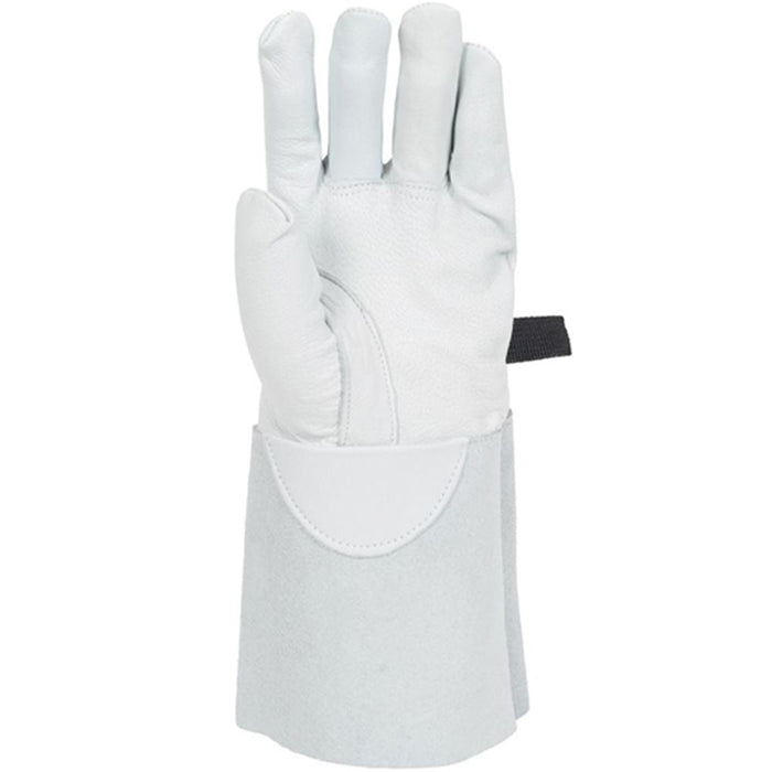 Polyco SuperGlove RE-PRO Leather Volt Protector Gauntlet with Buckle - Worn Over Electricians Gloves