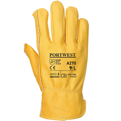 Portwest A270 Classic Leather Drivers Gloves