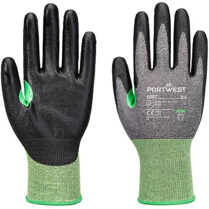 Portwest A637 CS18 Cut C PU Glove with Smooth PU Coating - 18g