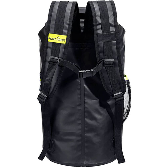 Portwest B965 PW3 Black Waterproof Dry Bag Rucksack - 30 Litres