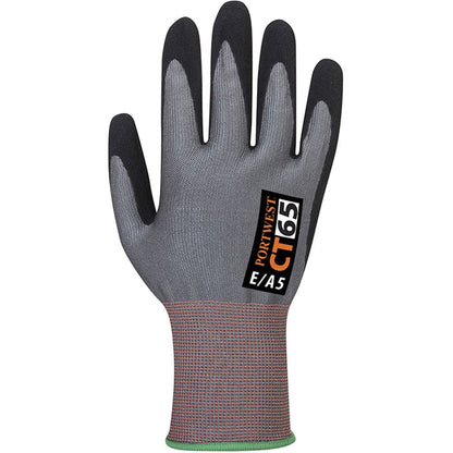 Portwest CT65 Cut E Nitrile Cut Gloves with Nitrile Foam Palm - 15g