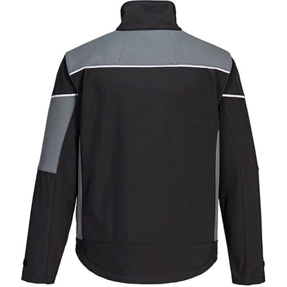 Portwest PW378 PW3 Black Fleece Lined Softshell Jacket (3L)