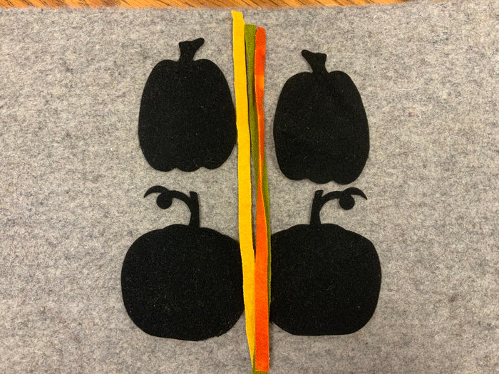 Pre cut Black Pumpkins
