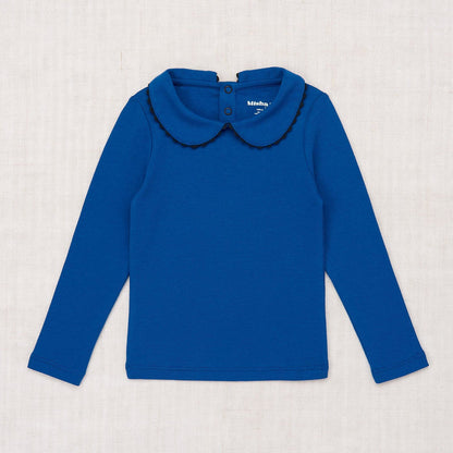 PRELVDPeter Pan Top in Blueberry - 10y
