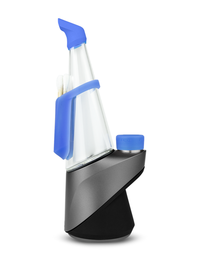 Puffco Peak Pro Indiglow Travel Kit: Limited Edition, Portable Dab Kit, Tethered Carb Cap, Backpack, Travel Accessories