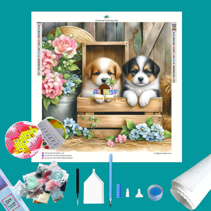 Puppies Diamond Painting
