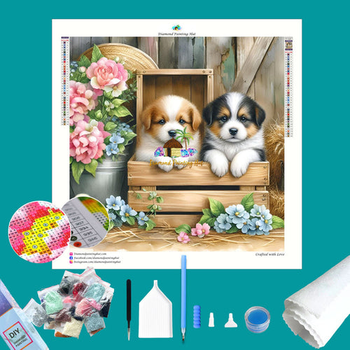 Puppies Diamond Painting